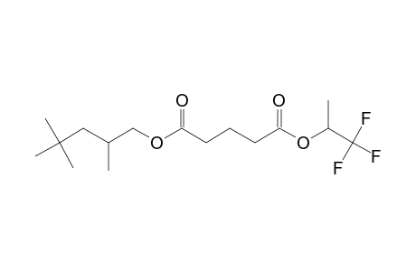 Glutaric acid, 1,1,1-trifluoroprop-2-yl 2,4,4-trimethylpentyl ester