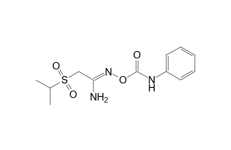 2-(isopropylsulfonyl)-O-(phenylcarbamoyl)acetamidoxime