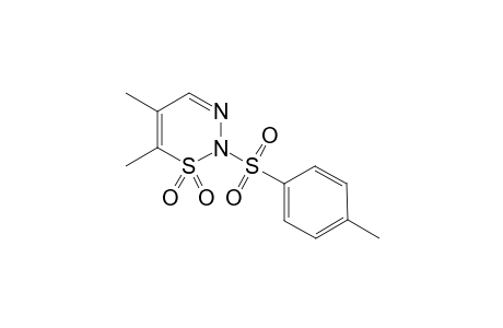 5,6-DIMETHYL-2-(4-TOLUENESULFONYL)-2H-1,2,3-THIADIAZINE-1,1-DIOXIDE