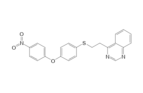 4-[2-[[4-(4-Nitrophenoxy)phenyl]thio]ethyl]quinazoline