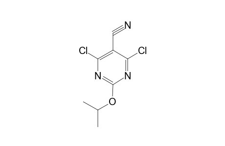 4,6-DICHLORO-2-ISOPROPOXY-5-PYRIMIDINECARBONITRILE