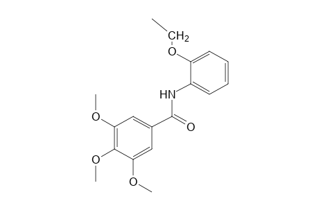 O-BENZOPHENETIDIDE, 3,4,5-TRI- METHOXY-,