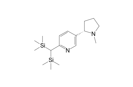 (S)-2-(Bis(trimethylsilyl)methyl)-5-(1-methylpyrrolidin-2-yl)pyridine