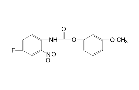 4-fluoro-2-nitrocarbanilic acid, m-methoxyphenyl ester
