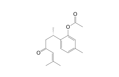 Turmeronol B, acetate