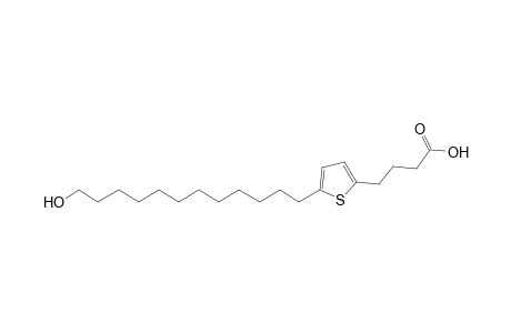 2-[3'-(Hydroxycarbonyl)propyl]-5-(12"-hydroxydodecyl)thiophene