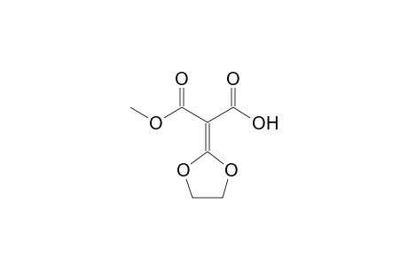 .alpha.-(Methoxycarbonyl)-1,3-dioxolan-2-ylideneacetic acid