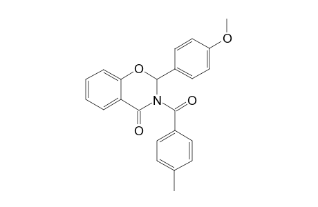 2-(4-Methoxyphenyl)-3-(4-methylbenzoyl)-2,3-dihydro-4H-1,3-benzoxazin-4-one