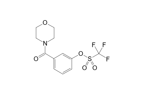 3-(Morpholine-4-carbonyl)phenyl trifluoromethanesulfonate