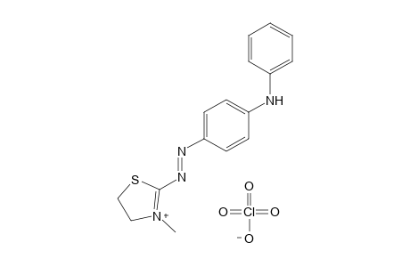 2-[(p-anilinophenyl)azo]-3-methyl-2-thiazolinium perchlorate