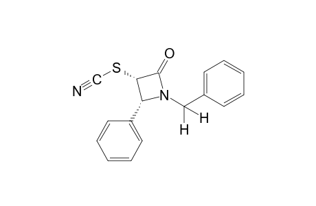 Thiocyanic acid, cis-1-benzyl-2-oxo-4-phenyl-3-azetidinyl ester