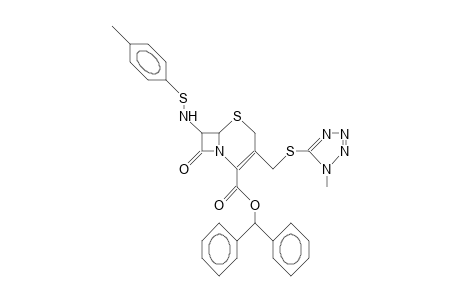 Cephalosporin-(P-tolyl-sulfenamide) diphenylmethyl ester