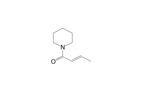 Piperidine, 1-(1-oxo-2-butenyl)-