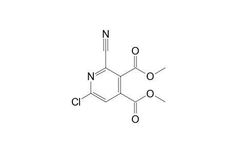 Dimethyl 6-chloro-2-cyano-pyridine-3,4-dicarboxylate