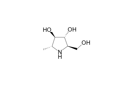 2-HYDROXYMETHYL-3,4-DIHYDROXY-6-METHYPYRROLIDINE;6-DEOXY-DMDP