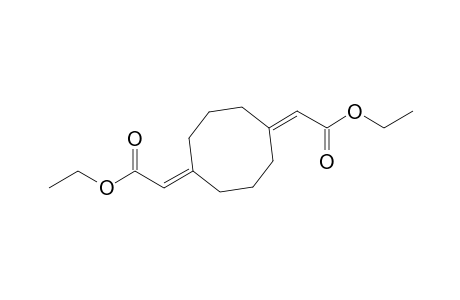 Acetic acid, 2,2'-(1,5-cyclooctanediylidene)bis-, diethyl ester
