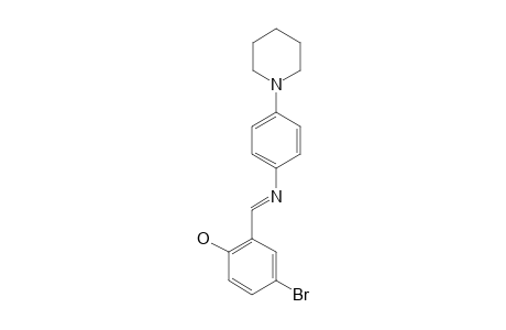 4-bromo-2-[N-(p-piperidinophenyl)formimidoyl]phenol