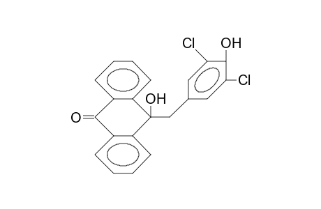 10-(3',5'-Dichlor-4'-hydroxybenzyl)-oxanthrone