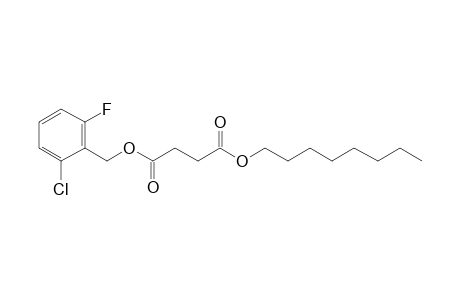 Succinic acid, 2-chloro-6-fluorobenzyl octyl ester