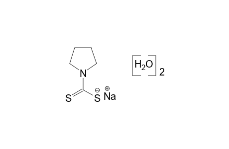 1-pyrrolidinecarbodithioic acid, sodium salt, dihydrate