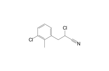 2-chloro-3-(3-chloro-2-methyl-phenyl)propionitrile