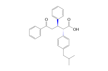 erythro-4-BENZOYL-2-(p-ISOBUTYLPHENYL)-3-PHENYLBUTYRIC ACID