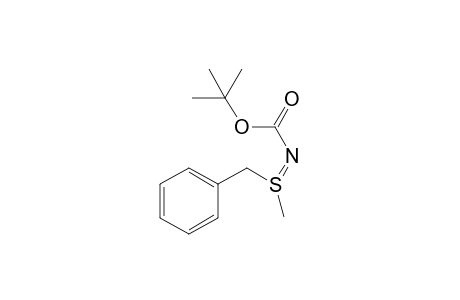 (NE)-N-[benzyl(methyl)sulfuranylidene]carbamic acid tert-butyl ester