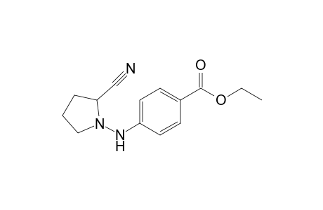 4-[(2-cyanopyrrolidin-1-yl)amino]benzoic acid ethyl ester