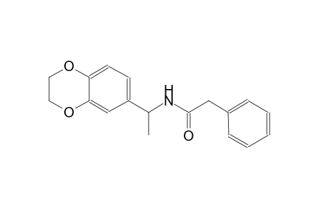 N-[1-(2,3-dihydro-1,4-benzodioxin-6-yl)ethyl]-2-phenylacetamide