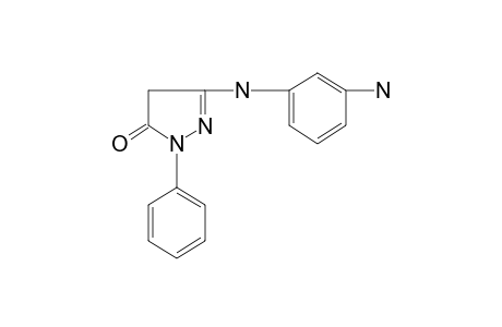 3-(m-aminoanilino)-1-phenyl-2-pyrazolin-5-one