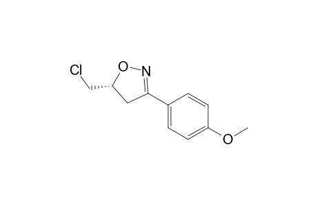(5R)-5-Chloromethyl-3-(4-methoxyphenyl)-4,5-dihydroisoxazole