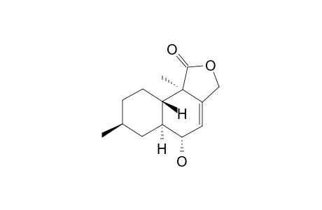 OBLONGOLIDE-J;(5R,5AS,7S,9AS,9BR)-5,5A,6,7,8,9,9A,9B-OCTAHYDRO-5-HYDROXY-7,9B-DIMETHYLNAPHTHO-[1,2-C]-FURAN-1(3H)-ONE