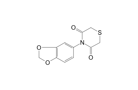 4-[3,4-(methylenedioxy)phenyl]-3,5-thiomorpholinedione