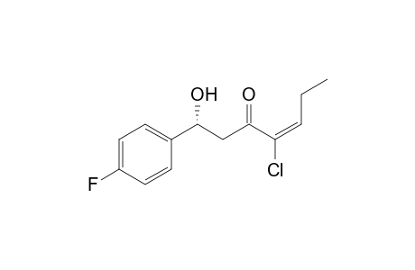 (1R,4E)-4-Chloro-1-hydroxy-1-(4-fluorophenyl)hept-4-en-3-one
