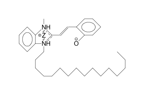 1-(1-Hexadecyl-3-methyl-benzimidazolio-2)-2-(2-phenolate)-ethylene