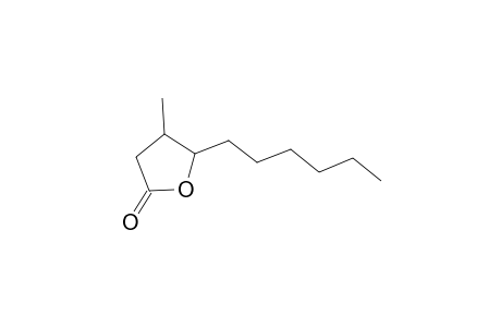 2(3H)-Furanone, 5-hexyldihydro-4-methyl-, (4R-cis)-