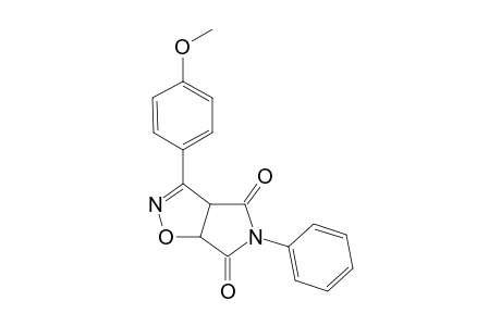 3aH-pyrrolo[3,4-d]isoxazole-4,6(5H,6aH)-dione, 3-(4-methoxyphenyl)-5-phenyl-