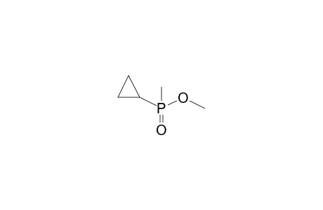 Cyclopropylmethylphosphinic acid, methyl ester