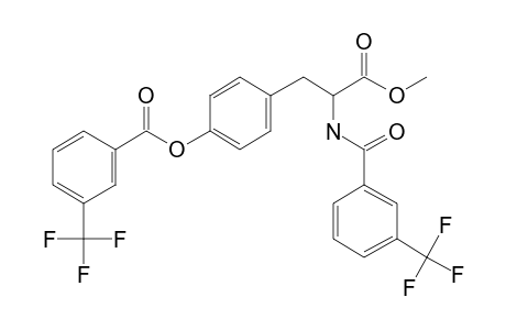 l-Tyrosine, N,o-bis(3-trifluoromethylbenzoyl)-, methyl ester