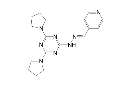 Isonicotinaldehyde [4,6-di(1-pyrrolidinyl)-1,3,5-triazin-2-yl]hydrazone