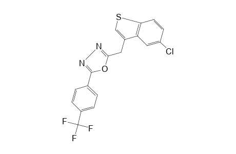 2-[(5-CHLOROBENZO[b]THIEN-3-YL)METHYL]-5-(alpha,alpha,alpha-TRIFLUORO-p-TOLYL)-1,3,4-OXADIAZOLE