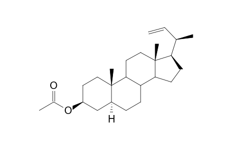 24-nor-5.alpha.-Chol-22-en-3.beta.-yl acetate