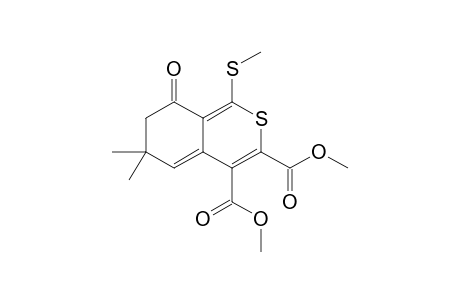 Dimethyl 6,6-Dimethyl-6,7-dihydro-1-methylthio-8H-8-oxobenzothiapyran-3,4-dicarboxylate