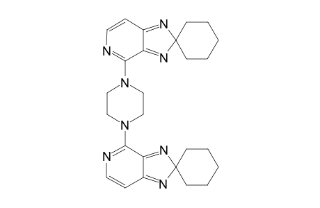 4',4"'-Piperazin-(1,4)-yl-dispiro[cyclohexane-1,2'H-imidazo[4,5-c]pyridine