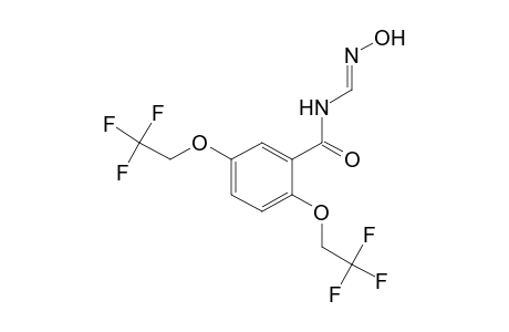 2,5-bis(2,2,2-trifluoroethoxy)-N-formylbenzamide, N-oxime