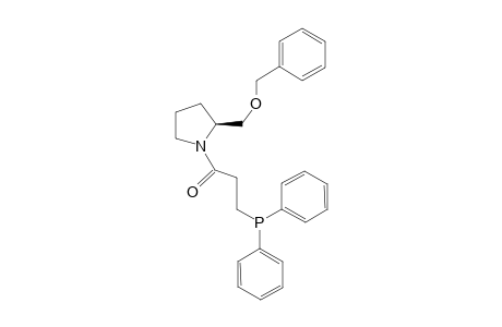 (S)-1-(2-[(Benzyloxy)-methyl]-pyrrolidin-1-yl)-3-(diphenylphosphino)-propan-1-one