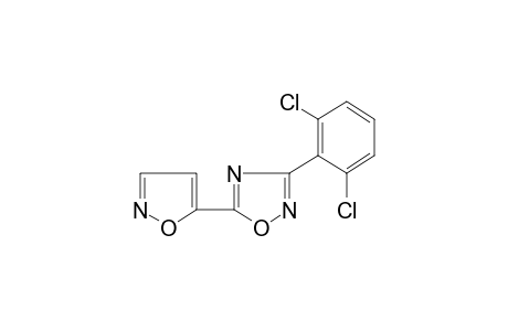 3-(2,6-dichlorophenyl)-5-(5-isoxazolyl)-1,2,4-oxadiazole