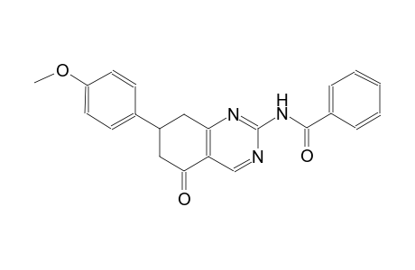 N-[7-(4-methoxyphenyl)-5-oxo-5,6,7,8-tetrahydro-2-quinazolinyl]benzamide