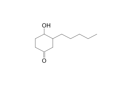 4-Hydroxy-3-pentyl-cyclohexanone