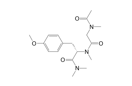 L-Tyrosinamide, N-acetyl-N-methylglycyl-N,N,N.alpha.,o-tetramethyl-